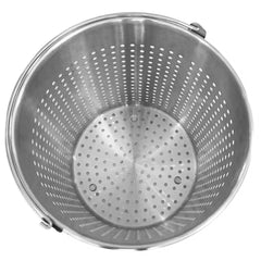 SOGA 12L 18/10 Stainless Steel Perforated Stockpot Basket Pasta Strainer with Handle