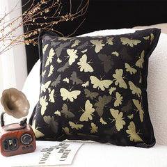 SOGA 45cm Vintage Butterfly with Covers Case Decorative Decor Monarch Floral Throw Pillow