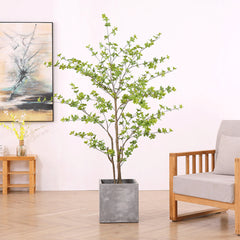 SOGA 120cm Green Artificial Indoor Watercress Tree Fake Plant Simulation Decorative