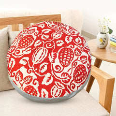 SOGA 2X 45cm Red Premium Polyester Cotton Cushion with EPP Particle Insert for Enhanced Comfort