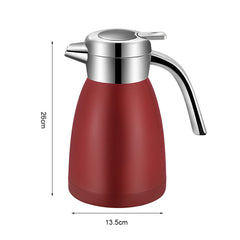 SOGA 2X 1.8L Stainless Steel Water Bottle Insulated Vacuum Flask Coffee Jug Thermal Red