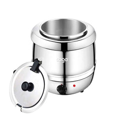 SOGA 10L Soup Kettle Commercial Soup Pot Electric Soup Maker Stainless Steel