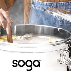 SOGA 50L Stainless Steel Insulated Stock Pot Hot & Cold Beverage Container