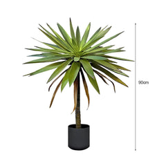 SOGA 90cm Yucca Tree Giant Palm Lily Living Room Artificial Plant Home Accent Decor