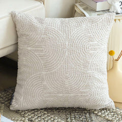 SOGA 2X 45cm Gray Pillow Basic Square Stylish Geometric Plush Solid Decorative Covers Throw Pillow