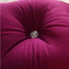 SOGA 4X 180cm Burgundy Princess Bed Pillow Headboard Backrest Bedside Tatami Sofa Cushion with Ruffle Lace Home Decor