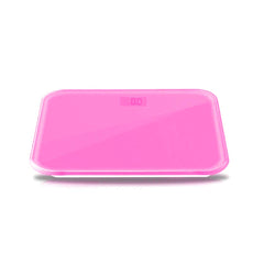 SOGA 2X 180kg Digital Fitness Weight Bathroom Gym Body Glass LCD Electronic Scales White/Pink