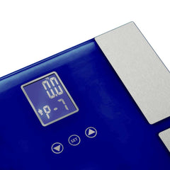 SOGA Digital Electronic LCD Bathroom Body Fat Scale Weighing Scales Weight Monitor Blue