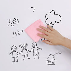 SOGA 45cmx1000cm Clear Dry Erase Adhesive Whiteboard Wall Surface Peel Sticker Sheet