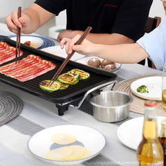 SOGA 48cm 68cm Electric BBQ Grill Teppanyaki Tough Non-Stick Surface Hot Plate Kitchen Bundle