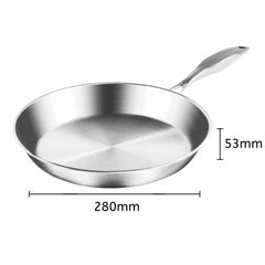 SOGA Dual Burners Cooktop Stove 14L Stainless Steel Stockpot and 28cm Induction Fry Pan