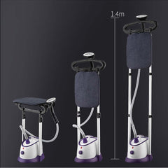 SOGA 2X Garment Steamer Vertical Twin Pole Clothes 1700ml 1800w Professional