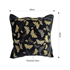 SOGA 45cm Vintage Butterfly with Covers Case Decorative Decor Monarch Floral Throw Pillow