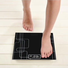 SOGA 180kg Electronic Talking Scale Weight Fitness Glass Bathroom Scale LCD Display