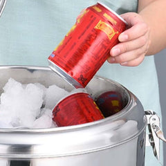 SOGA 50L Stainless Steel Insulated Stock Pot Hot & Cold Beverage Container