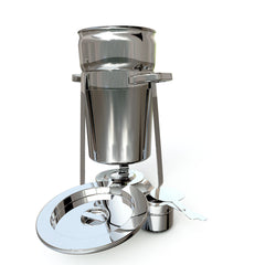 SOGA 2X 11L Round Stainless Steel Soup Warmer Marmite Chafer Full Size Catering Chafing Dish