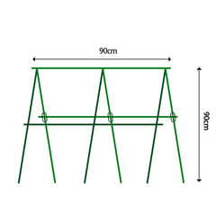 SOGA 90cm Plant Frame Tube Trellis Vegetable Flower Herbs Outdoor Vine Support Adjustable Garden Rack