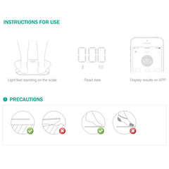 SOGA Wireless Bluetooth Digital Body Fat Scale Bathroom Weighing Scales Health Analyzer Weight White