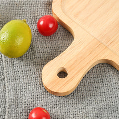 SOGA 2X 35cm Rectangle Premium Wooden Oak Food Serving Tray Charcuterie Board Paddle Home Decor