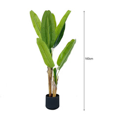 SOGA 2X 160cm Banna Plant Bird of Paradise Tree Artificial Plant Home Accent Decor