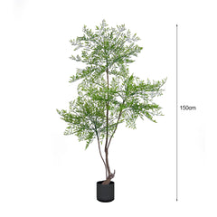 SOGA 150cm Nandina Heavenly Bamboo Tree Artificial Plant Home Accent Decor