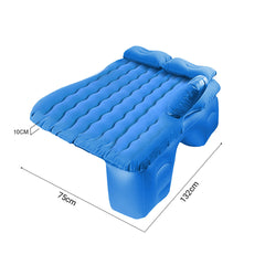 SOGA 2X Blue Ripple Inflatable Car Mattress Portable Camping Air Bed Travel Sleeping Kit Essentials