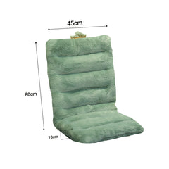 SOGA Green One Piece Dino Cushion Office Sedentary Butt Mat Back Waist Chair Support Home Decor