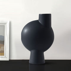 SOGA 2X 17.8x26.7cm Small Ornament a Modern Abstract Vase Decorative Object Unique Shape with Narrow Neck for Home Decor