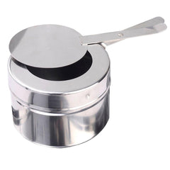 SOGA 6L Round Chafing Stainless Steel Food Warmer with Glass Roll Top