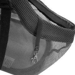 SOGA 2X Black Pet Carrier Bag Breathable Net Mesh Tote Pouch Dog Cat Travel Essentials