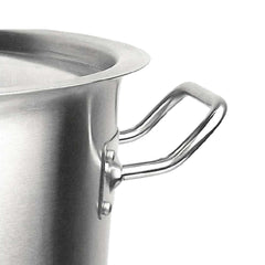 SOGA 17L Wide Stock Pot  and 50L Tall Top Grade Thick Stainless Steel Stockpot 18/10