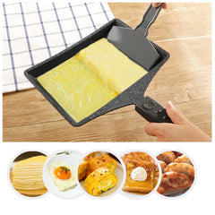 SOGA Marble Coated Omelette Frying Pan Tamagoyaki Korea Egg Fried Egg Roll Fry Pan