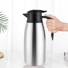 SOGA 2X 2.0L Silver Color 3-Layer Stainless Steel Vacuum Durable Thermal Flask