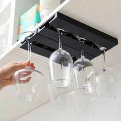 SOGA 54cm Wine Glass Holder Hanging Stemware Storage Organiser Kitchen Bar Restaurant Decoration