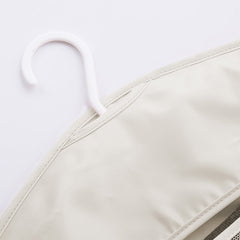 SOGA White Double Sided Hanging Storage Bag Underwear Bra Socks Mesh Pocket Hanger Home Organiser