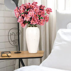 SOGA 35x17cm Plain White Large Ceramic Flower Vase Elegant Living Room Home Decor