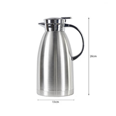 SOGA 2X 1.8L Stainless Steel Water Bottle Insulated Vacuum Flask Coffee Jug Thermal