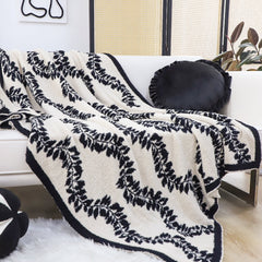 SOGA 130x170cm Throw Blanket Retro Vine Pattern Casual Stylish Cozy