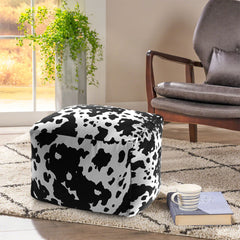 SOGA 2X 55x35cm Squared Soft Pouffe Seat Cushion Elegant Home Accent Décor Stylish Footstool