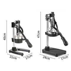 SOGA 2X Commercial Stainless Steel Manual Juicer Hand Press Juice Extractor Squeezer Orange