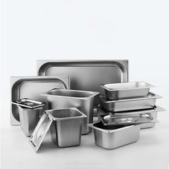 SOGA 12X Gastronorm GN Pan Full Size 1/1 GN Pan 20cm Deep Stainless Steel Tray