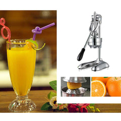 SOGA 2x Stainless Steel Manual Juicer Hand Press Juice Extractor Squeezer Orange Citrus