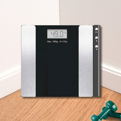 SOGA Wireless Electronic Body Fat LCD Bathroom Weighing Scale Digital  Weight Monitor Black