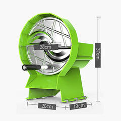 SOGA Commercial Manual Vegetable Fruit Slicer Kitchen Cutter Machine Green