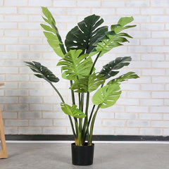 SOGA 2X 113cm Artificial Indoor Potted Turtle Back Fake Decoration Tree Flower Pot Plant