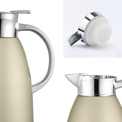 Soga 2.3L Gold Color 3-Layer Vacuum Insulated Stainless Steel Flask  Ideal for Home and office