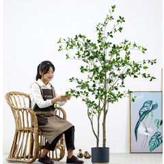 SOGA 150cm Green Artificial Indoor Watercress Tree Fake Plant Simulation Decorative