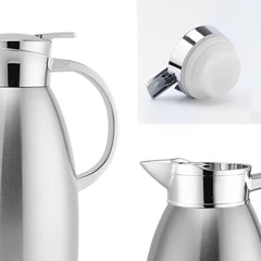 SOGA 2.3L Silver Double-Wall vacuum with 2 layers stainless steel Construction Thermal Flask