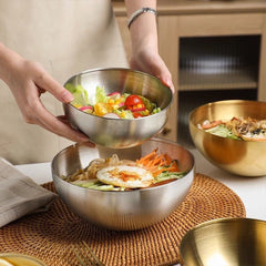 SOGA 15cm Elegant Silver Salad Bowl with Model 201 A Versatile Kitchen Essential