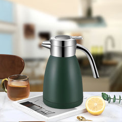 SOGA 1.8L Stainless Steel Water Bottle Insulated Vacuum Flask Coffee Jug Thermal Green